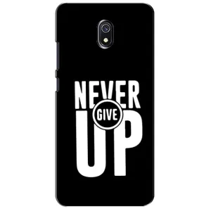 Силиконовый Чехол на Xiaomi Redmi 8A с картинкой Nike (Never Give UP)