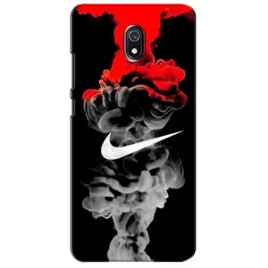 Силиконовый Чехол на Xiaomi Redmi 8A с картинкой Nike (Nike дым)