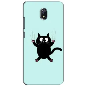 Силіконовий чохол з котиком для Xiaomi Redmi 8A (Падаючий кіт)