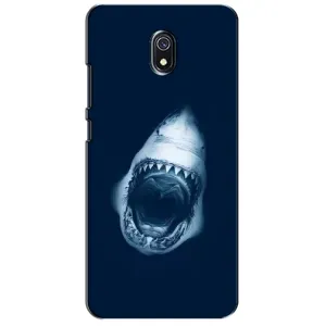 Силіконовий бампер з картинкою звірів для Xiaomi Redmi 8A (Пащу Акули)