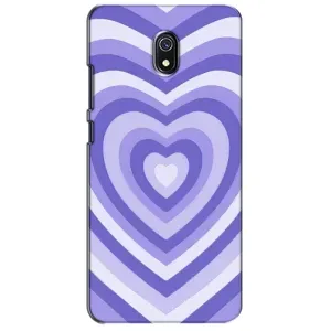 Чохли з тематикою "Маленькі Сердчеки" на Xiaomi Redmi 8A (Серце фіолет)