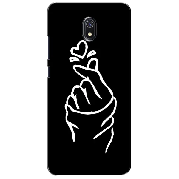 Чехол с рисунком «Сердце на черном» для Xiaomi Redmi 8A Чехол с рисунком «Сердце на черном» для Xiaomi Redmi 8A