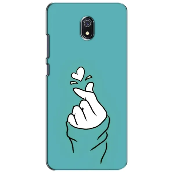 Чехол с рисунком «Сердечко на бирюзовом» для Xiaomi Redmi 8A Чехол с рисунком «Сердечко на бирюзовом» для Xiaomi Redmi 8A