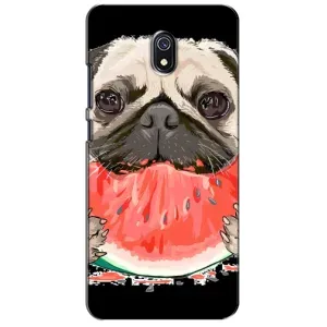Чохол (ТПУ) Милі песики для Xiaomi Redmi 8A (Смішний Мопс)