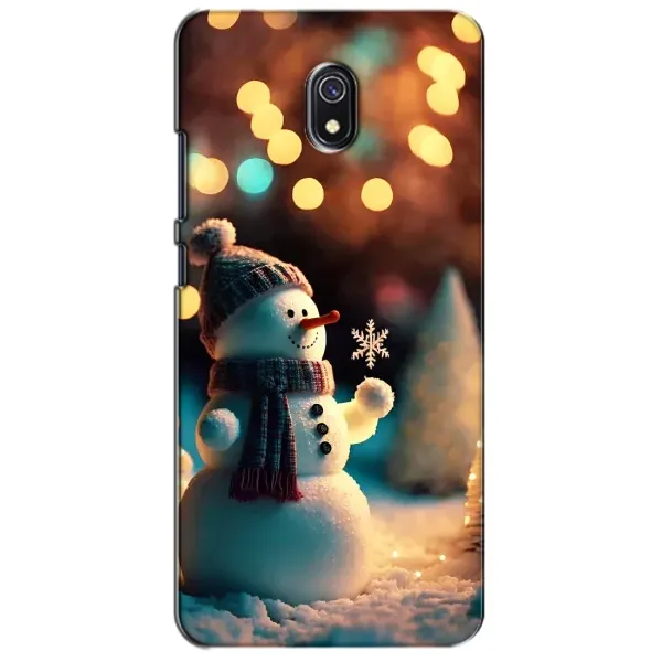 Чехол с рисунком «Снеговик праздничный» для Xiaomi Redmi 8A Чехол с рисунком «Снеговик праздничный» для Xiaomi Redmi 8A