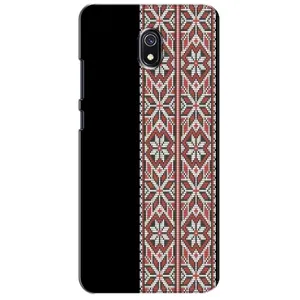 Силиконовый Чехол на Xiaomi Redmi 8A с картинкой Вышиванки (Стильная вишиванка)