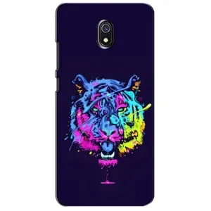 Силіконовий бампер з картинкою звірів для Xiaomi Redmi 8A (Тигр-Арт)