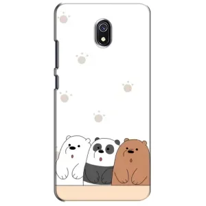 Чохли з зображенням різних тварин на Xiaomi Redmi 8A (Здивовані ведмедики)