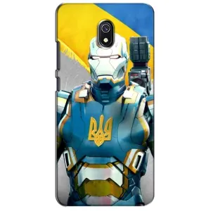 Силиконовый Чехол на Xiaomi Redmi 8A (Я-Украина) (Украинский робокоп)