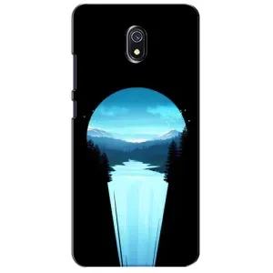 Літній Чохол на Xiaomi Redmi 8A (Синій Водоспад)
