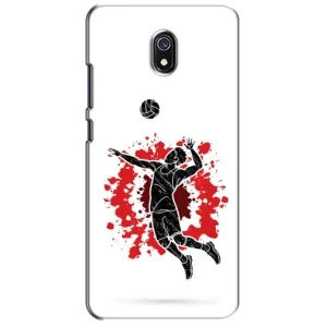 Чехлы с принтом Спортивная тематика для Xiaomi Redmi 8A (Волейболист)