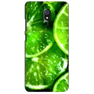 Чехол с изображением вкусной еды для Xiaomi Redmi 8A (Яркий ЛАЙМ)