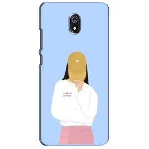 Силіконовый Чохол на Xiaomi Redmi 8A з картинкой Модных девушек (Жовта кепка)