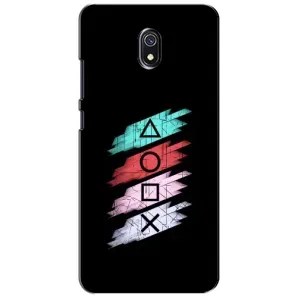 Чехол КИБЕРСПОРТ для Xiaomi Redmi 8A (Значки Sony)