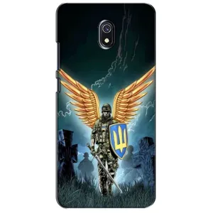 Патриотический Чехол для Xiaomi Redmi 8A (ЗСУ з крильями)