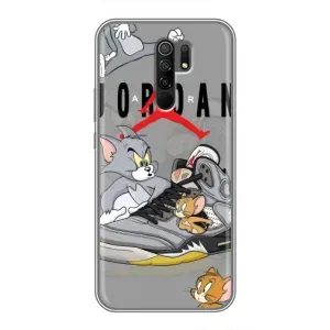 Силиконовый Чехол Nike Air Jordan на Редми 9 (Air Jordan)
