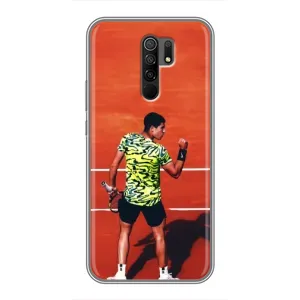 Чохли з прінтом Спортивна тематика для Xiaomi Redmi 9 (Алькарас Тенісист)