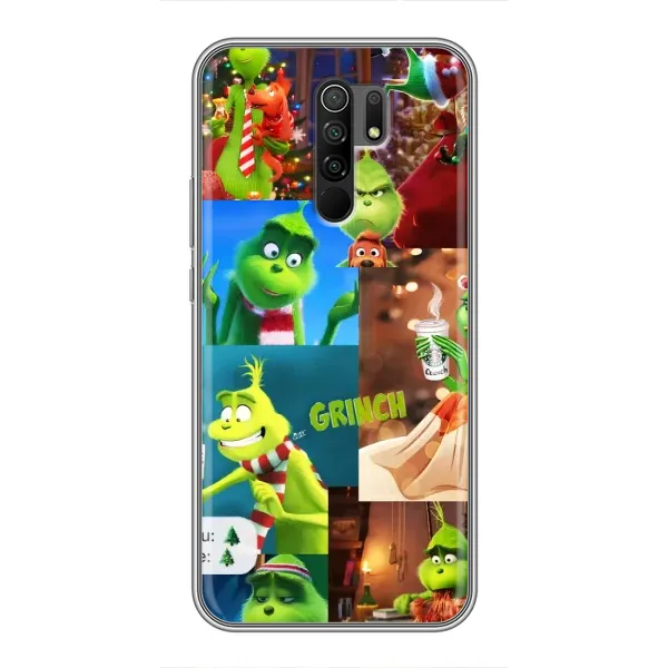 Чехол с рисунком «Арт Гринч» для Xiaomi Redmi 9 Чехол с рисунком «Арт Гринч» для Xiaomi Redmi 9