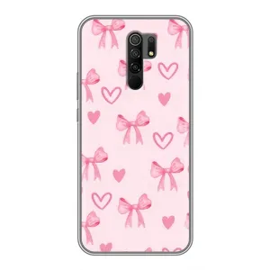 Чохол банти для Xiaomi Redmi 9 (Бантики і сердечки)