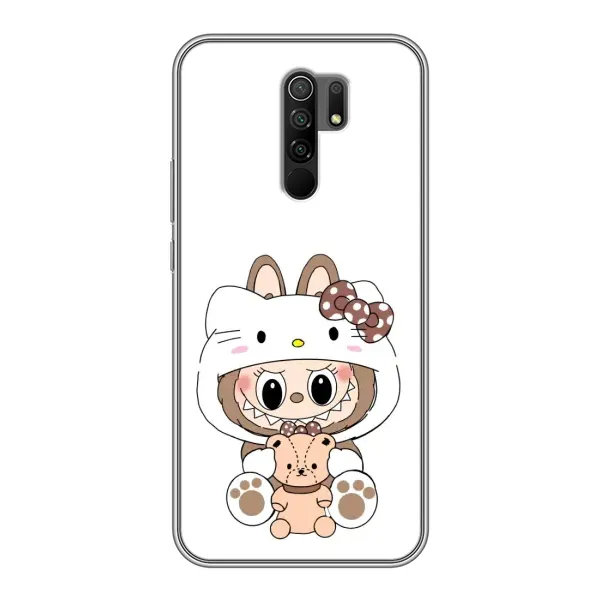 Чехол с рисунком «Белый Лабубу» для Xiaomi Redmi 9 Чехол с рисунком «Белый Лабубу» для Xiaomi Redmi 9