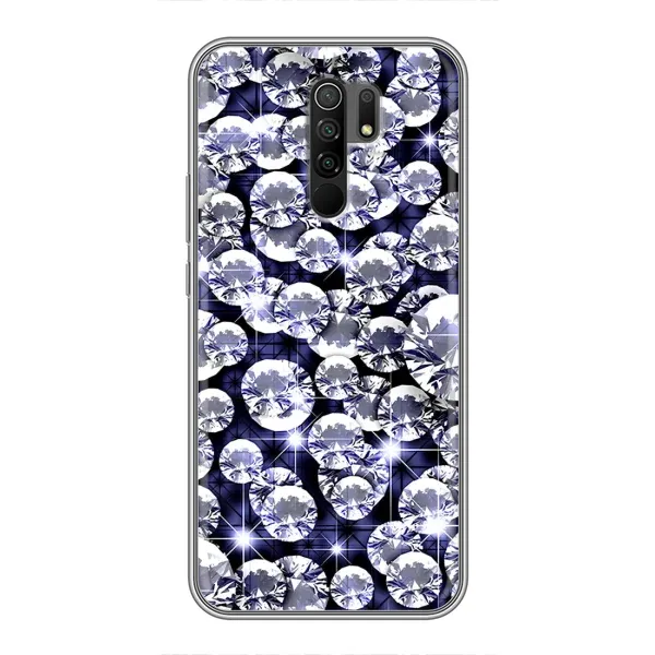 Чехол с рисунком «Бриллианты» для Xiaomi Redmi 9 Чехол с рисунком «Бриллианты» для Xiaomi Redmi 9