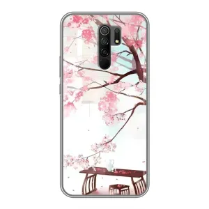 Чехол с принтом САКУРЫ на Xiaomi Redmi 9 (Чайная церемония)