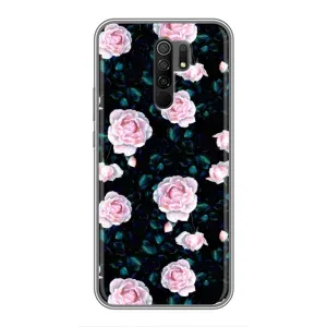 Чохли з принтом Троянд для Xiaomi Redmi 9 (Чайні троянди)
