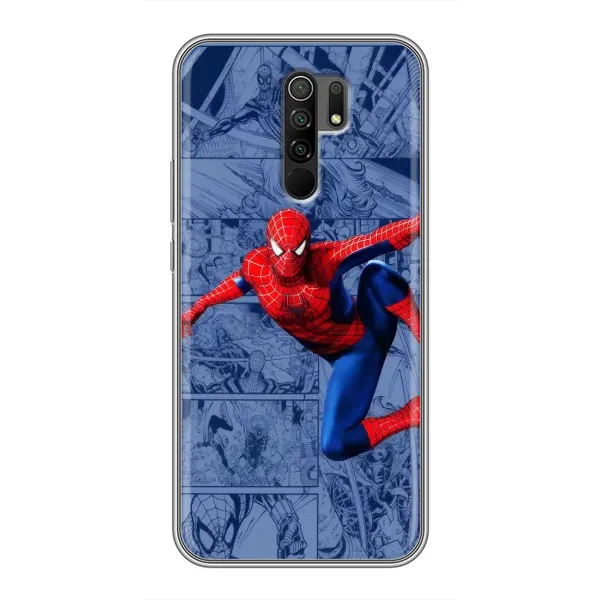 Чехол с рисунком «Человек Паук» для Xiaomi Redmi 9