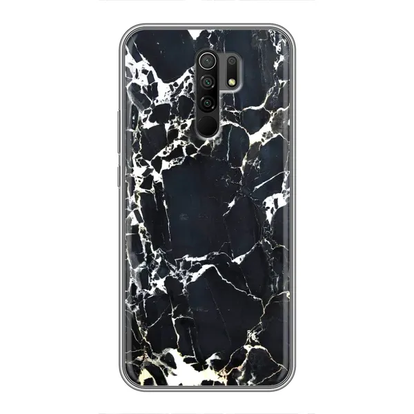 Чехол с рисунком «Чёрный мрамор» для Xiaomi Redmi 9 Чехол с рисунком «Чёрный мрамор» для Xiaomi Redmi 9