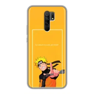 Чехлы с принтом Наруто на Xiaomi Redmi 9 (Даттебаё)