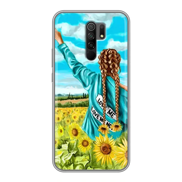 Чехол с рисунком «Девушка на поле» для Xiaomi Redmi 9 Чехол с рисунком «Девушка на поле» для Xiaomi Redmi 9