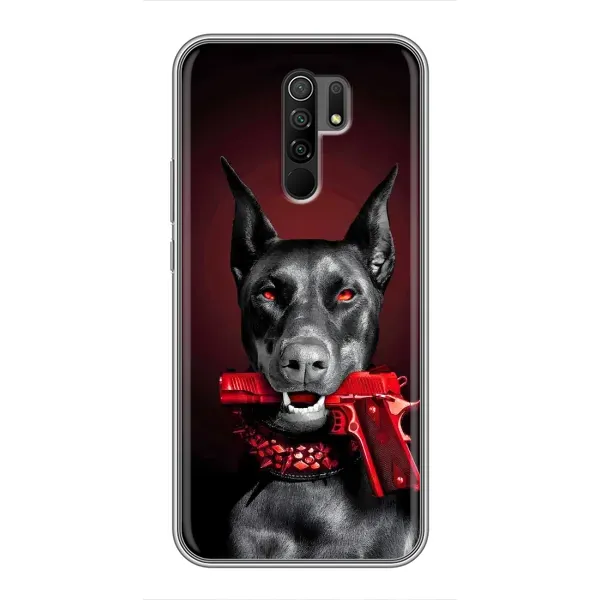 Чехол с рисунком «Доберман злой» для Xiaomi Redmi 9 Чехол с рисунком «Доберман злой» для Xiaomi Redmi 9