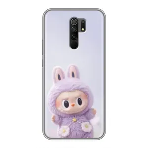 Чехол с рисунком «Фиолетовый Лабубу» для Xiaomi Redmi 9
