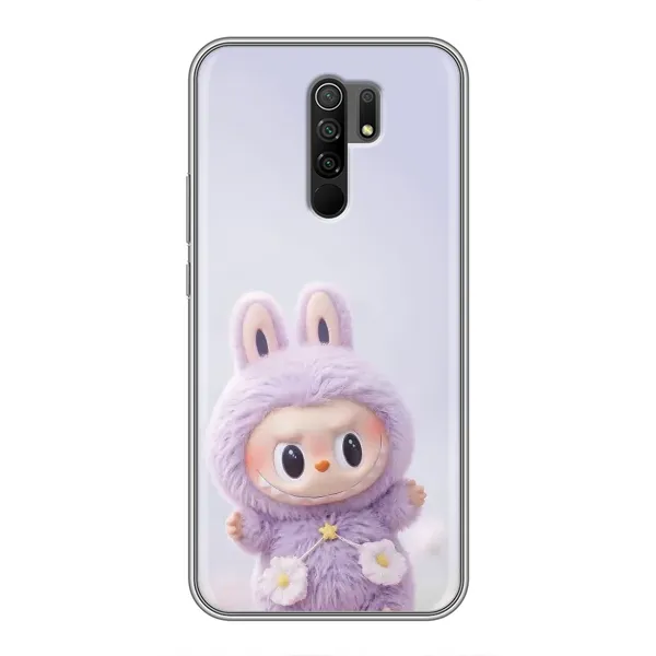 Чехол с рисунком «Фиолетовый Лабубу» для Xiaomi Redmi 9 Чехол с рисунком «Фиолетовый Лабубу» для Xiaomi Redmi 9