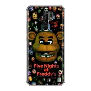 Чехлы Пять ночей с Фредди для Редми 9 (Freddy)