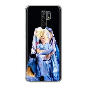 Чохли з принтом на Xiaomi Redmi 9 Футболіст (футболіст Холанн)