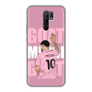 Чехлы Лео Месси в Майами на Xiaomi Redmi 9