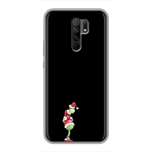 Чехол с рисунком «Гринч на чорном» для Xiaomi Redmi 9 Чехол с рисунком «Гринч на чорном» для Xiaomi Redmi 9
