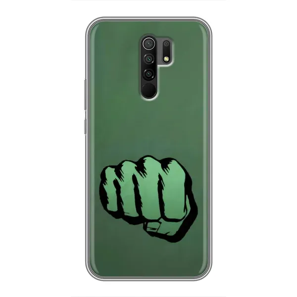 Чехол с рисунком «Халк» для Xiaomi Redmi 9
