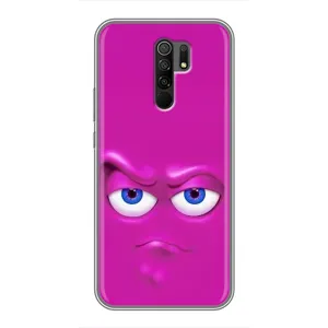 Силиконовые Чехлы (смешные стикеры) для Xiaomi Redmi 9 (Хитрая мордочка)