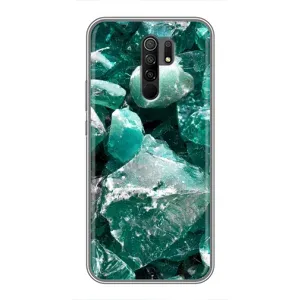 Чохол (Дорого-богато) на Xiaomi Redmi 9 (Смарагд)