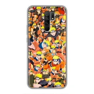 Чехлы с принтом Наруто на Xiaomi Redmi 9 (Коллаж Наруто)