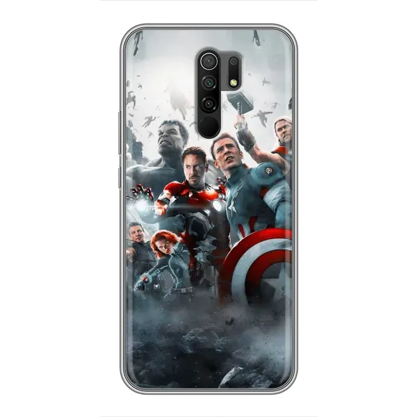 Чехол с рисунком «Команда марвел» для Xiaomi Redmi 9