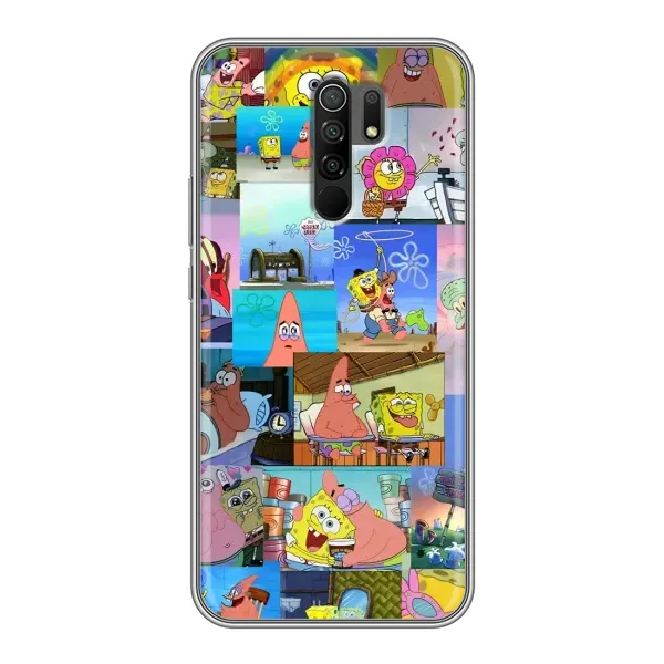 Чехол с рисунком «Комиксы Спанч Боб» для Xiaomi Redmi 9 Чехол с рисунком «Комиксы Спанч Боб» для Xiaomi Redmi 9