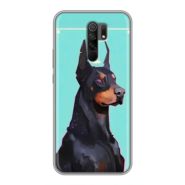 Чехол с рисунком «Король доберман» для Xiaomi Redmi 9 Чехол с рисунком «Король доберман» для Xiaomi Redmi 9