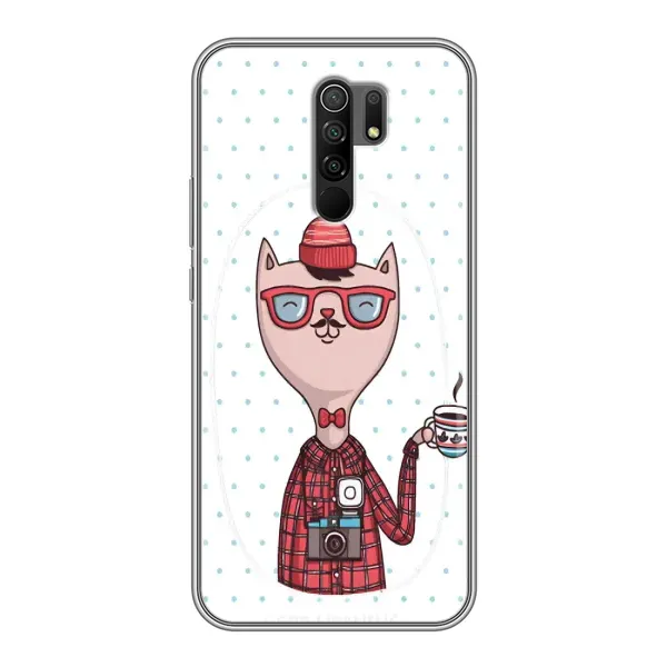 Чехол с рисунком «Кот аристократ» для Xiaomi Redmi 9 Чехол с рисунком «Кот аристократ» для Xiaomi Redmi 9