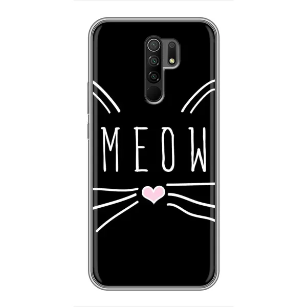 Чехол с рисунком «КОТИК MEOW» для Xiaomi Redmi 9 Чехол с рисунком «КОТИК MEOW» для Xiaomi Redmi 9