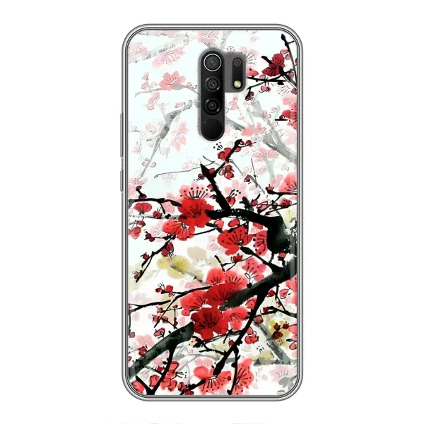 Чехол с рисунком «Красивая Сакура» для Xiaomi Redmi 9 Чехол с рисунком «Красивая Сакура» для Xiaomi Redmi 9