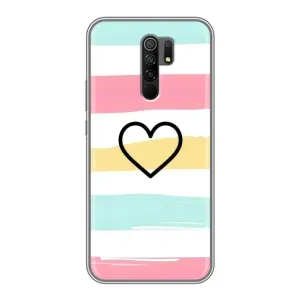 Чехлы с тематикой "Маленькие Сердечки" на Xiaomi Redmi 9 (Красивое сердечко)