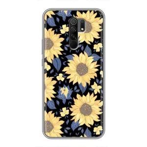 Чехлы с тематикой "ЦВЕТЫ" на Xiaomi Redmi 9 (красивые цветы)